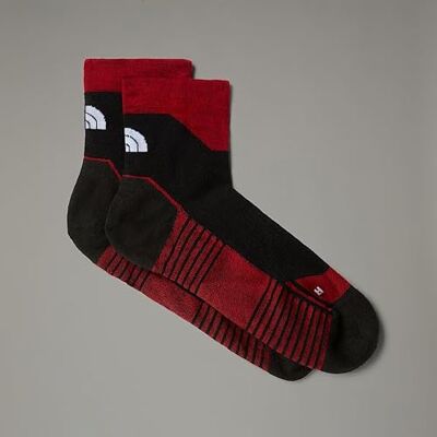 THE NORTH FACE NF0A882JMXW HIKING QUARTER SOCK Chaussettes Homme HIGH RISK RED/TNF BLACK Taille XS THE NORTH FACE NF0A882JMXW HIKING QUARTER SOCK Chaussettes Homme HIGH RISK RED/TNF BLACK Taille XS