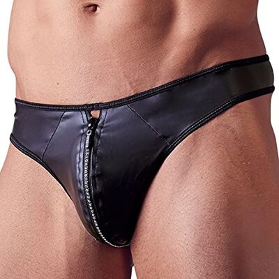 Svenjoyment Underwear String Homme Fermeture Éclair Strass Noir XXL Svenjoyment Underwear String Homme Fermeture Éclair Strass Noir XXL