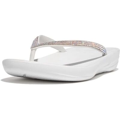 Fitflop Iqushion Sparkle, Tongs Femme, Urban White, 42 EU Fitflop Iqushion Sparkle, Tongs Femme, Urban White, 42 EU