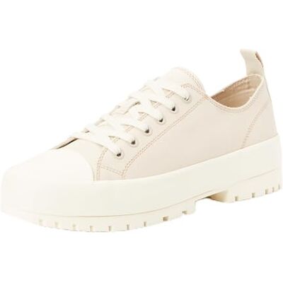 Calvin Jeans Baskets à lacets hybrides en daim Mg Yw0yw01564 pour femme, Beige coquille d'œuf blanc crème, 40 EU Calvin Jeans Baskets à lacets hybrides en daim Mg Yw0yw01564 pour femme, Beige coquille d'œuf blanc crème, 40 EU