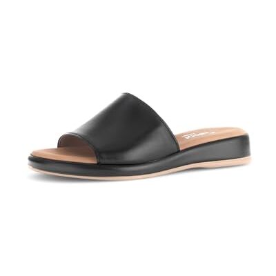 Gabor Mules pour femme, sabots, mules avec largeur supplémentaire modérée (G), Noir 57., 37.5 EU Gabor Mules pour femme, sabots, mules avec largeur supplémentaire modérée (G), Noir 57., 37.5 EU