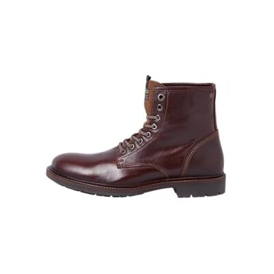 JACK & JONES Homme Jfwtanner Bottes en Cuir Bottines, Brandy Brown, 45 EU JACK & JONES Homme Jfwtanner Bottes en Cuir Bottines, Brandy Brown, 45 EU