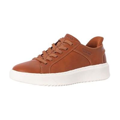 Skechers Homme Chaussures De Tennis À Enfiler Pour Les Pauses Court, Cognac, 44 EU Skechers Homme Chaussures De Tennis À Enfiler Pour Les Pauses Court, Cognac, 44 EU