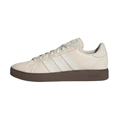 adidas Homme Grand Court Base 2.0 Shoes, wonder white/core white/GUM5, 36 EU adidas Homme Grand Court Base 2.0 Shoes, wonder white/core white/GUM5, 36 EU