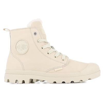 Palladium Femme Pampa Hi Zip Wool Sneaker Boots, Beige, 37 EU Palladium Femme Pampa Hi Zip Wool Sneaker Boots, Beige, 37 EU