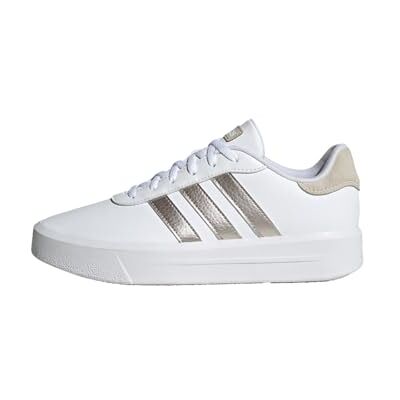 adidas Court Platform Femme Baskets, ftwr white/champagne met./alumina, 40 2/3 EU adidas Court Platform Femme Baskets, ftwr white/champagne met./alumina, 40 2/3 EU