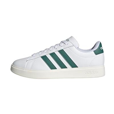 adidas Homme Grand Court 2.0 Shoes, ftwr white/collegiate green/core white, 42 EU adidas Homme Grand Court 2.0 Shoes, ftwr white/collegiate green/core white, 42 EU