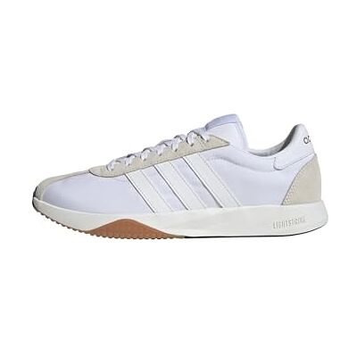 adidas Homme Run 76/26 Shoes, Ftwr White/Crystal White/Gum10, 41 1/3 EU adidas Homme Run 76/26 Shoes, Ftwr White/Crystal White/Gum10, 41 1/3 EU