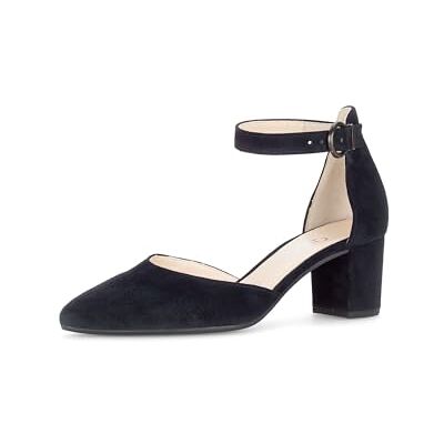 Gabor Escarpins à lanières pour femme, chaussures à talons pour femme, Bleu foncé 16, 35.5 EU Gabor Escarpins à lanières pour femme, chaussures à talons pour femme, Bleu foncé 16, 35.5 EU