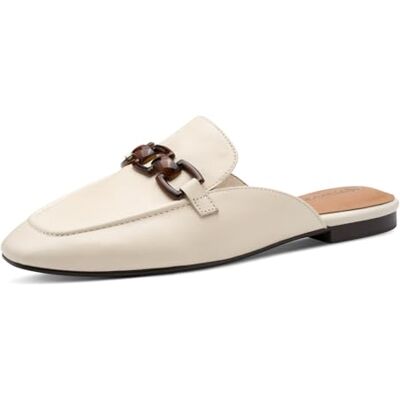 Tamaris Sabot Élégante pour femme, ecru, 38 EU Tamaris Sabot Élégante pour femme, ecru, 38 EU