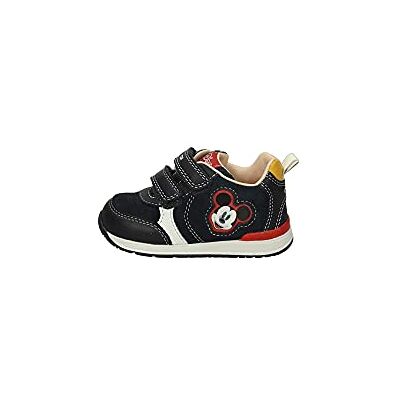 Geox B Rishon Boy B Bébé garçon Premiers Pas Low-Top Trainers, Bleu marine/blanc.,19 EU Geox B Rishon Boy B Bébé garçon Premiers Pas Low-Top Trainers, Bleu marine/blanc.,19 EU
