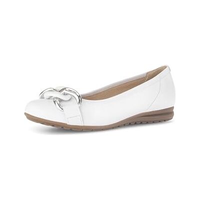 Gabor Ballerines classiques pour femme, Blanc 50, 37 EU Gabor Ballerines classiques pour femme, Blanc 50, 37 EU