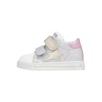 Falcotto Sasha VL, Chaussures pour Enfants, Silver-White, 25 EU, Argent blanc., 31 EU Falcotto Sasha VL, Chaussures pour Enfants, Silver-White, 25 EU, Argent blanc., 31 EU