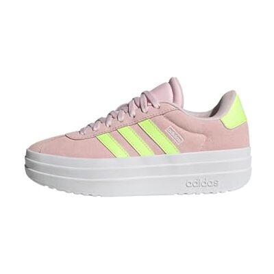 adidas Mixte enfant VL COURT BOLD SHOES JUNIOR, clear pink/hi-res yellow/ftwr white, 38 EU adidas Mixte enfant VL COURT BOLD SHOES JUNIOR, clear pink/hi-res yellow/ftwr white, 38 EU