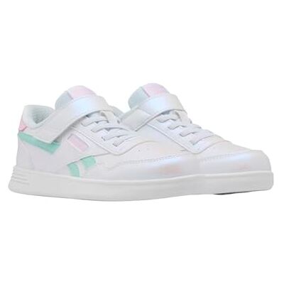 Reebok Court Advance Elastic Lace & Top Strap Baskets à lacets, FTWRWHITE/GLITCHAQUA/FROSTEDBERRY, 27,5 EU, Ftwrwhite Glitchaqua Frostedberry, 27.5 EU Reebok Court Advance Elastic Lace & Top Strap Baskets à lacets, FTWRWHITE/GLITCHAQUA/FROSTEDBERRY, 27,5 EU, Ftwrwhite Glitchaqua Frostedberry, 27.5 EU