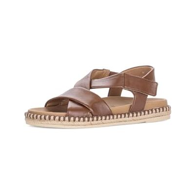 Gabor Sandales à plateforme pour femme, largeur supplémentaire modérée (G), ajustement optimal, Cognac 24, 37 EU Gabor Sandales à plateforme pour femme, largeur supplémentaire modérée (G), ajustement optimal, Cognac 24, 37 EU