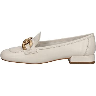 BAGATT Mocassins Genova pour femme, blanc, 41 EU BAGATT Mocassins Genova pour femme, blanc, 41 EU