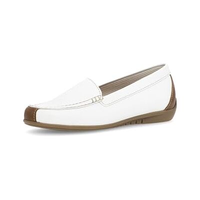 Gabor Mocassins pour femme, à enfiler, Blanc Peanut 21, 35.5 EU Gabor Mocassins pour femme, à enfiler, Blanc Peanut 21, 35.5 EU