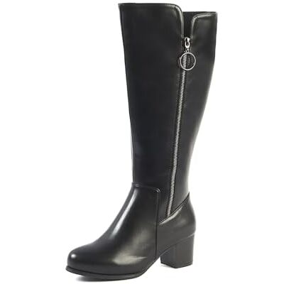 OHC – Modèle POMELO – Bottes Hautes Femme Pieds Larges Mollets XL – Double Semelle Amovible, Talon 5,5 cm – Fermeture Zip – Élégance et Confort Quotidien – Parfaites pour Ville et Hiver OHC – Modèle POMELO – Bottes Hautes Femme Pieds Larges Mollets XL – Double Semelle Amovible, Talon 5,5 cm – Fermeture Zip – Élégance et Confort Quotidien – Parfaites pour Ville et Hiver