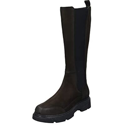 Bottes hautes en cuir kaki chunky de Bagatt - Bottes Bottes hautes en cuir kaki chunky de Bagatt - Bottes