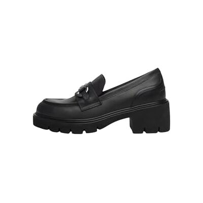 Ahead Mocassins noirs pour femmes 1398 avec crampons 36 Ahead Mocassins noirs pour femmes 1398 avec crampons 36