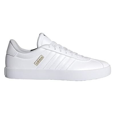 adidas Homme VL COURT 3.0 SHOES, Cloud White/Cloud White/Gold, 38 EU adidas Homme VL COURT 3.0 SHOES, Cloud White/Cloud White/Gold, 38 EU