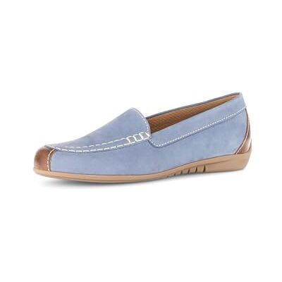 Gabor Mocassins pour femme, à enfiler, Denim Peanut 10, 37.5 EU Gabor Mocassins pour femme, à enfiler, Denim Peanut 10, 37.5 EU
