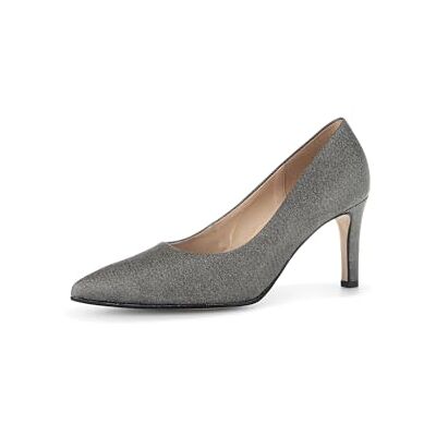 Gabor Escarpins classiques pour femme, chaussures à talons hauts, chaussures à talons hauts, chaussures de sortie, chaussures de soirée, chaussures de court, argento, pointure 39, Gris Argento, 39 EU Gabor Escarpins classiques pour femme, chaussures à talons hauts, chaussures à talons hauts, chaussures de sortie, chaussures de soirée, chaussures de court, argento, pointure 39, Gris Argento, 39 EU