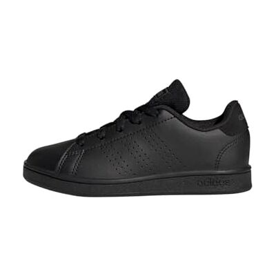 adidas Advantage Lifestyle Court Lace Mixte enfant Sneakers, Core Black/Core Black/Grey Six, 31 EU adidas Advantage Lifestyle Court Lace Mixte enfant Sneakers, Core Black/Core Black/Grey Six, 31 EU