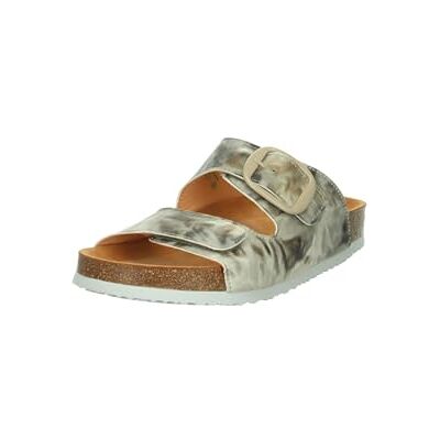 Think! CRISSI Chaussons avec doublure en cuir pour femme, bronze 9040, 41 EU Think! CRISSI Chaussons avec doublure en cuir pour femme, bronze 9040, 41 EU