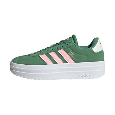 adidas Femme VL COURT BOLD SHOES, Preloved Green/Pink Spark/Ivory, 39 1/3 EU adidas Femme VL COURT BOLD SHOES, Preloved Green/Pink Spark/Ivory, 39 1/3 EU