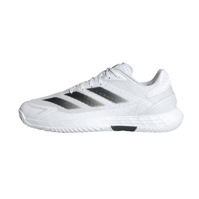 adidas Homme Defiant Speed 2 Tennis Shoes, Cloud White/Core Black/Grey One, 50 EU adidas Homme Defiant Speed 2 Tennis Shoes, Cloud White/Core Black/Grey One, 50 EU