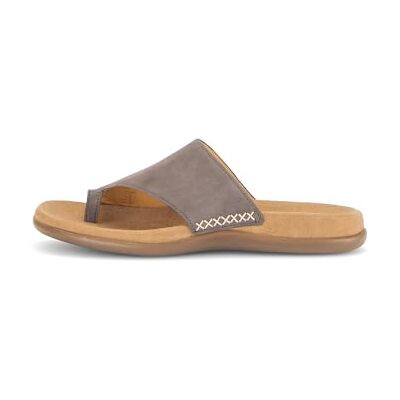 Gabor Sandales à tongs pour femme 1001.01.004 Largeur normale Daim Taupe 42 EU Gabor Sandales à tongs pour femme 1001.01.004 Largeur normale Daim Taupe 42 EU