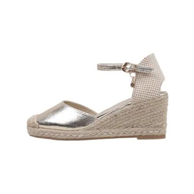 XTI 142334 Sandales compensées type espadrilles pour femme, or, 40 EU XTI 142334 Sandales compensées type espadrilles pour femme, or, 40 EU
