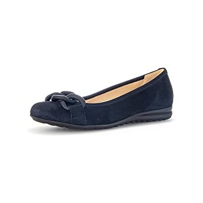 Gabor Ballerines classiques pour femme, Bleu foncé 36, 38 EU Gabor Ballerines classiques pour femme, Bleu foncé 36, 38 EU