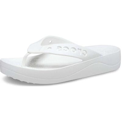 Crocs Sandales à plateforme Baya pour femme, blanc, 41/42 EU Crocs Sandales à plateforme Baya pour femme, blanc, 41/42 EU