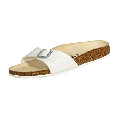 Birkenstock Madrid, Mules Femme, Blanc, 37 EU Birkenstock Madrid, Mules Femme, Blanc, 37 EU