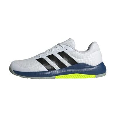 adidas Homme Dropset Base Training Shoes, ftwr white/core black/Dusky Petrol, 44 EU adidas Homme Dropset Base Training Shoes, ftwr white/core black/Dusky Petrol, 44 EU