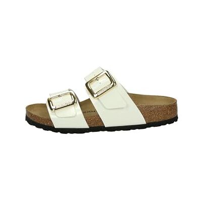 Birkenstock Sydney Cushion Buckle 1029438 Sandales, Blanc, 38 EU étroite Birkenstock Sydney Cushion Buckle 1029438 Sandales, Blanc, 38 EU étroite