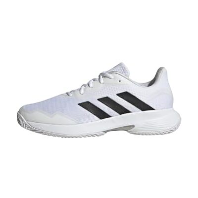 adidas Courtjam Control Tennis Shoes Homme Shoes Low, Ftwr White Core Black Matte Silver, 42 2/3 EU adidas Courtjam Control Tennis Shoes Homme Shoes Low, Ftwr White Core Black Matte Silver, 42 2/3 EU