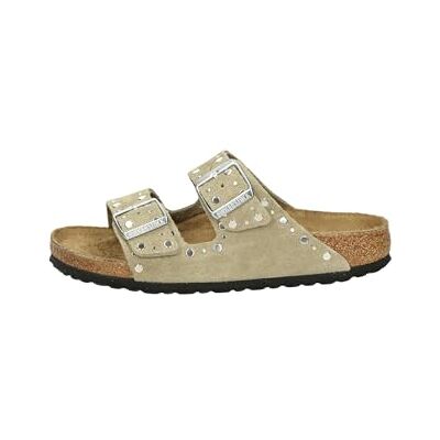 Birkenstock Arizona Rivet Border 1029390 Sandales, Taupe N, 38 EU Birkenstock Arizona Rivet Border 1029390 Sandales, Taupe N, 38 EU