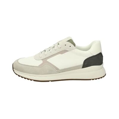 Geox Baskets U Branthon A pour homme, Lt Grey White, 41 EU Geox Baskets U Branthon A pour homme, Lt Grey White, 41 EU