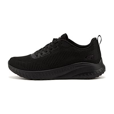 Skechers Bobs Squad Chaos Face Off Baskets pour femme, Bordure tricotée noire, 39 EU Skechers Bobs Squad Chaos Face Off Baskets pour femme, Bordure tricotée noire, 39 EU