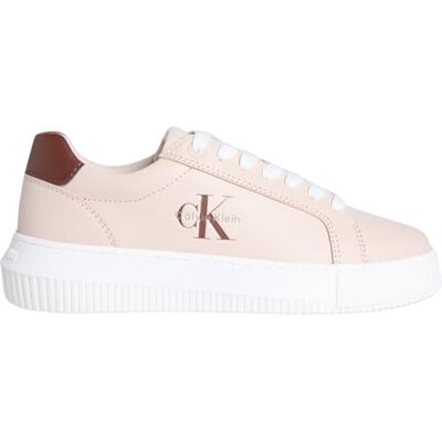 Calvin Semelle Chunky Cupsole Mono LTH Wn Yw0yw01872 Low Top pour femme, Pink Whisper Pink Cappuccino, 38 EU Calvin Semelle Chunky Cupsole Mono LTH Wn Yw0yw01872 Low Top pour femme, Pink Whisper Pink Cappuccino, 38 EU