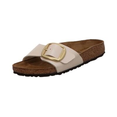 Birkenstock Madrid Big Buckle 1015279 Kleur: Beige Maat: 38 EU Birkenstock Madrid Big Buckle 1015279 Kleur: Beige Maat: 38 EU