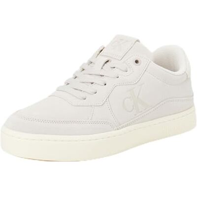 Calvin Baskets classiques SNK Ym0ym01094 pour homme, Marron coquille d'œuf blanc crème, 39.5 EU Calvin Baskets classiques SNK Ym0ym01094 pour homme, Marron coquille d'œuf blanc crème, 39.5 EU