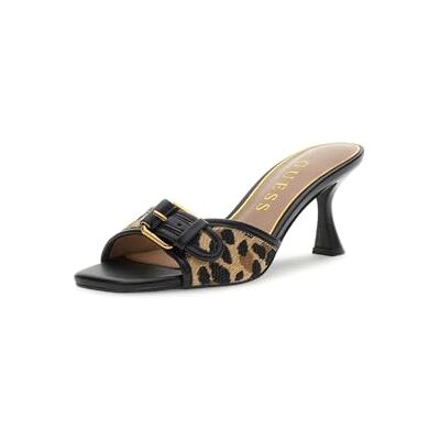 GUESS Dista2 Sandales Heel pour femme, Noir naturel, 40 EU GUESS Dista2 Sandales Heel pour femme, Noir naturel, 40 EU