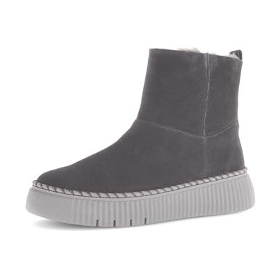 Gabor Bottines Chelsea pour femme, meilleur ajustement, peau d'agneau, doublure chaude, Gris foncé 19, 38.5 EU Gabor Bottines Chelsea pour femme, meilleur ajustement, peau d'agneau, doublure chaude, Gris foncé 19, 38.5 EU
