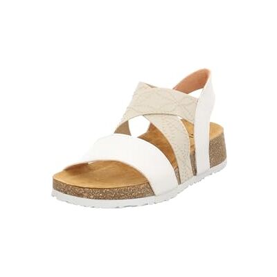 Think! Sandales avec doublure en cuir Koak pour femme, Bianco 1000, 36 EU Think! Sandales avec doublure en cuir Koak pour femme, Bianco 1000, 36 EU