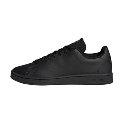 adidas Homme Advantage Base Court Lifestyle Shoes, Core Black/Core Black/Grey Six, 45 1/3 EU adidas Homme Advantage Base Court Lifestyle Shoes, Core Black/Core Black/Grey Six, 45 1/3 EU